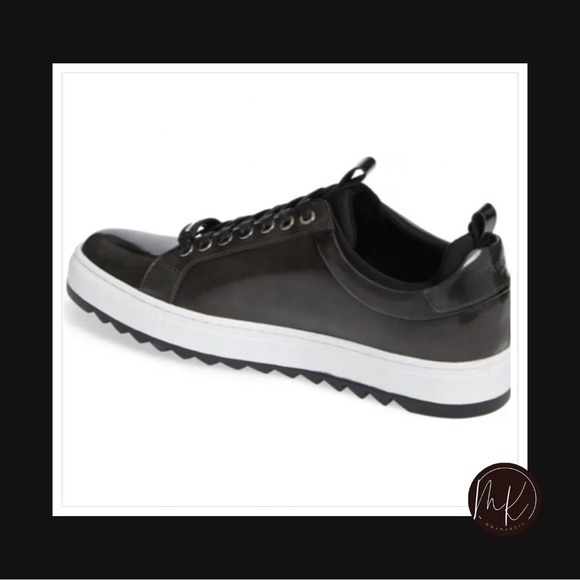 Karl Lagerfield Black Box Inner Sock Sneaker with Box, Size 10 Mens - Picture 6 of 9